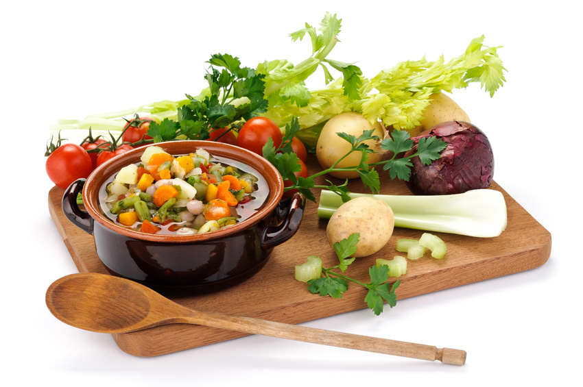 Gazpacho - kalte spanische Gemüsesuppe