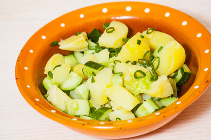 Schmorgurken Kartoffelsalat